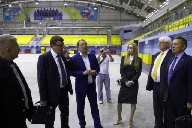 A tour of the Volga-Sport-Arena took place as part of the meeting ©ETU
