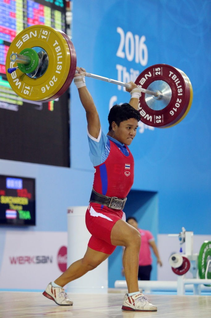 Thunya Sukcharoen claimed Thailand’s second gold medal of the IWF Junior World Championships in Tbilisi after topping the women’s 48kg podium ©IWF