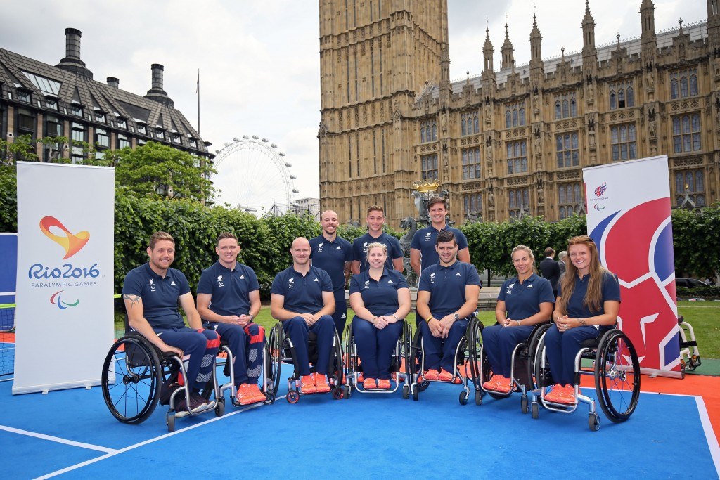Great Britain's wheelchair tennis team for the Rio 2016 Paralympics is made up of 10 players ©Tennis Foundation