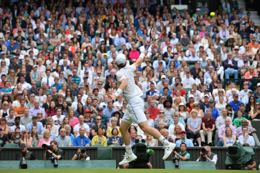 2013 Wimbledon champion Andy Murray progressed with a straight sets victory over compatriot Liam Broady ©Getty Images
