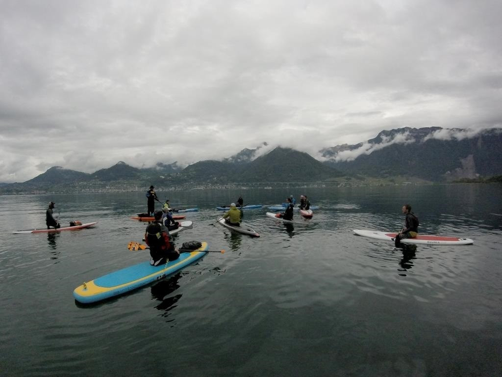 Several flat water courses have been held for countries which lack strong waves in rivers or lakes ©ISA