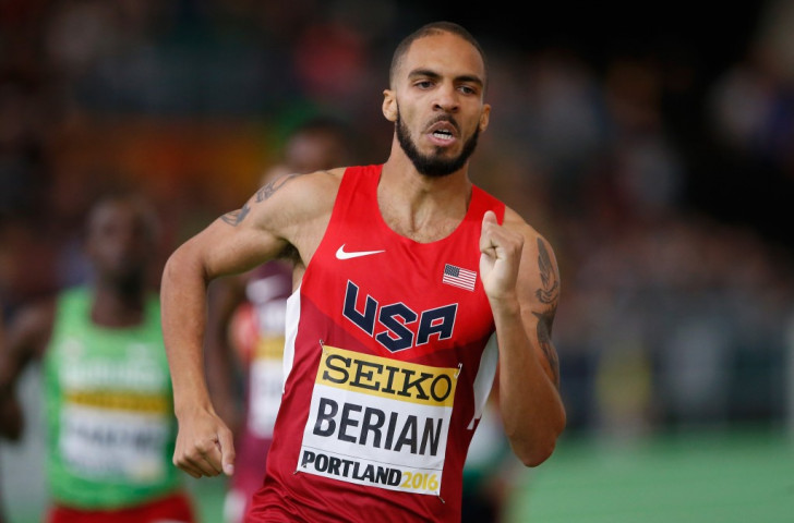 Boris Berian, pictured en route to world indoor gold in March, is now free of his contract wrangle with Nike and cleared for take-off in an 800m where he faces rising talent Donovan Brazier ©Getty Images
