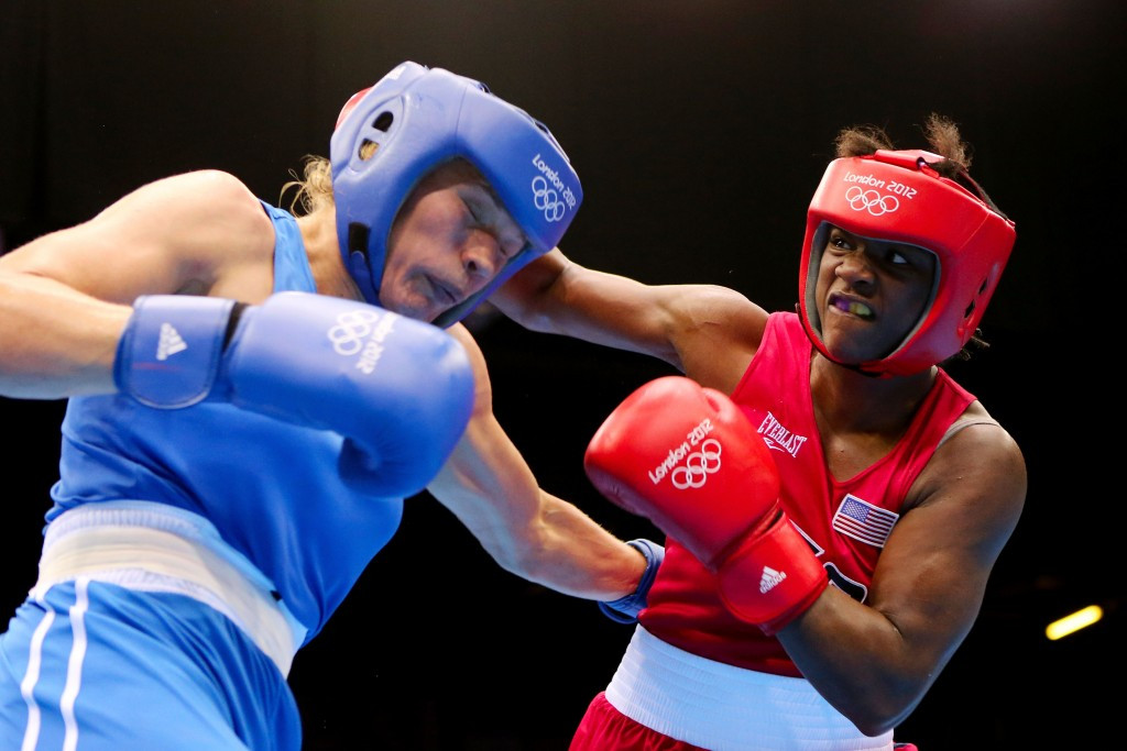 Claressa Shields won her first Olympic boxing title at the age of 17 ©Getty Images