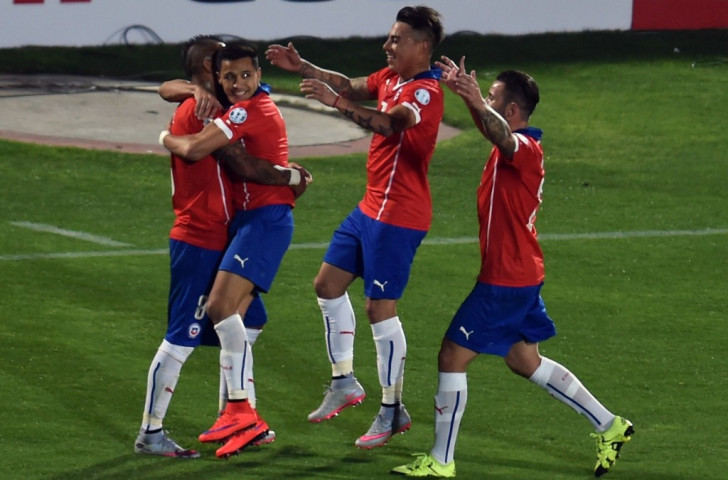 Chile celebrate after opening the Copa America in fine style ©Getty Images