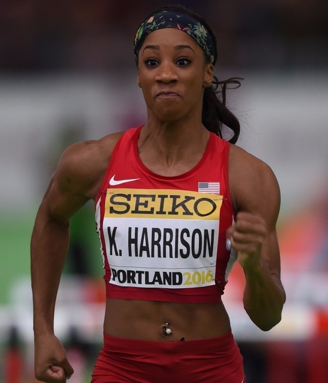 Kendra Harrison has won the second fastest time in history this year for the 100m hurdles but still faces intense competition to make America's Olympic team for Rio 2016 ©Getty Images