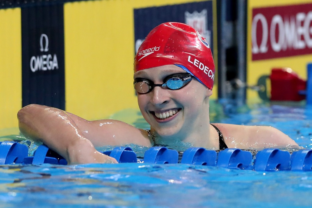 Katie Ledecky eased to victory in the women's 200 metres freestyle event ©Getty Images