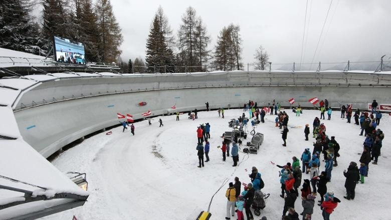 The 2017 FIL World Championships will take place at the Olympic Bobsleigh Run built for Innsbruck 1976 ©Tirol