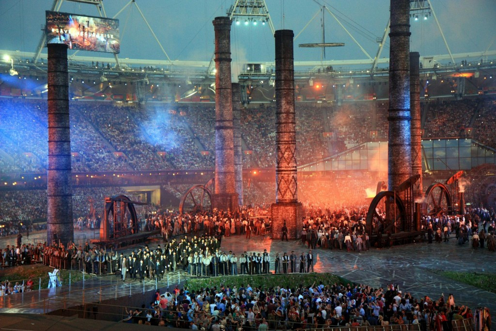 The Opening Ceremony for the London 2012 Games celebrated Britain's shift from being a pastoral to an industrial society ©Getty Images