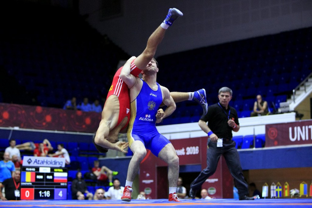 Russia won three gold medals on the final day of action at the European Junior Wrestling Championships in Bucharest, ensuring they topped the freestyle medal standings ©UWW