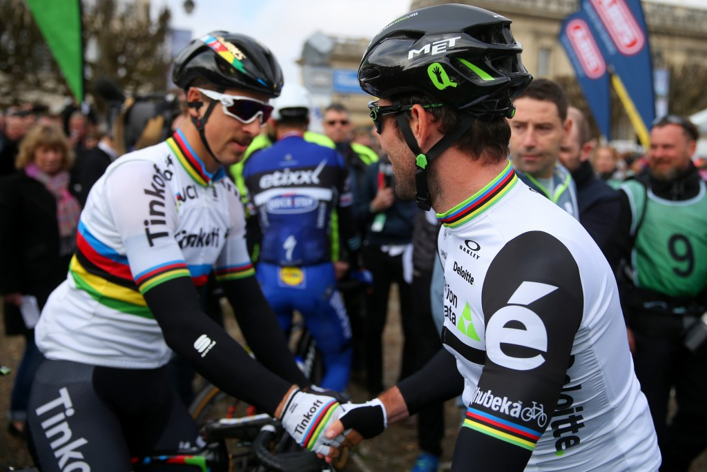 Peter Sagan (left) and Mark Cavendish (right) are among those aiming to juggle Tour de France and Olympic ambitions ©Getty images