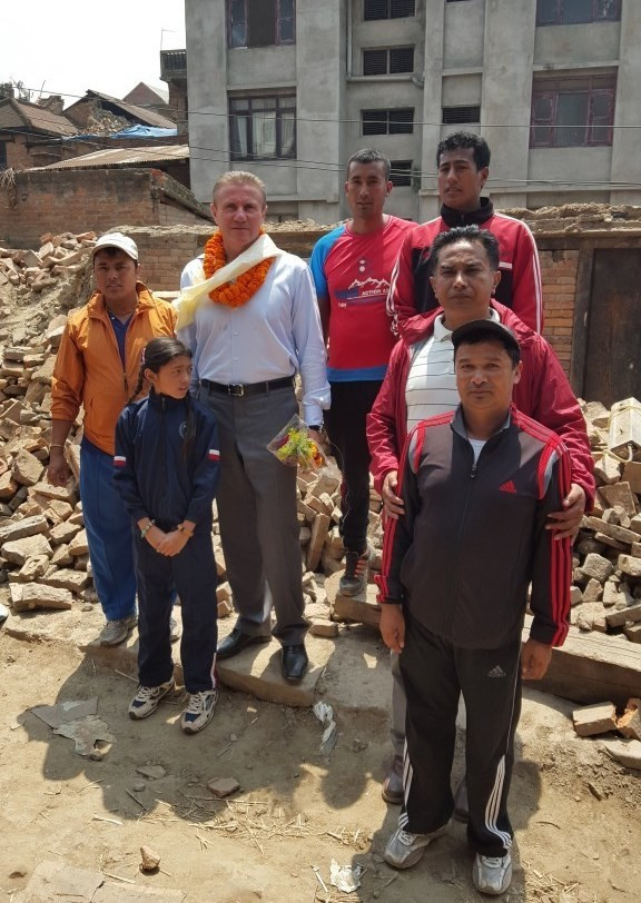 Bubka and the IOC offer moral and financial support for Nepal