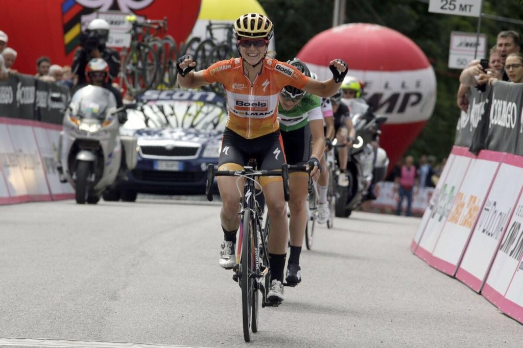 Stevens takes Giro d’Italia Internazionale Femminile race lead after stage two success