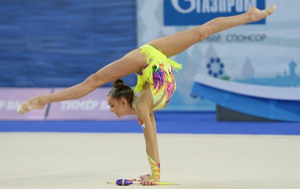 Dina Averina took two more gold medals to follow her individual gold ©YouTube