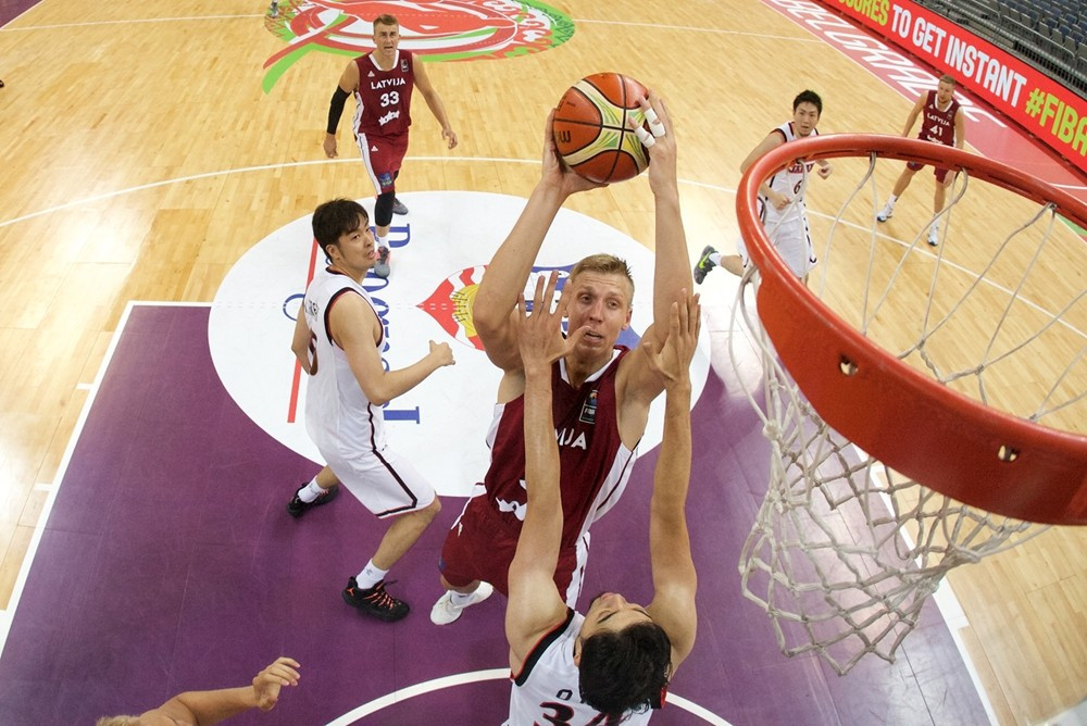 Latvia eased past Japan in their opening match of their tournament in Belgrade ©FIBA