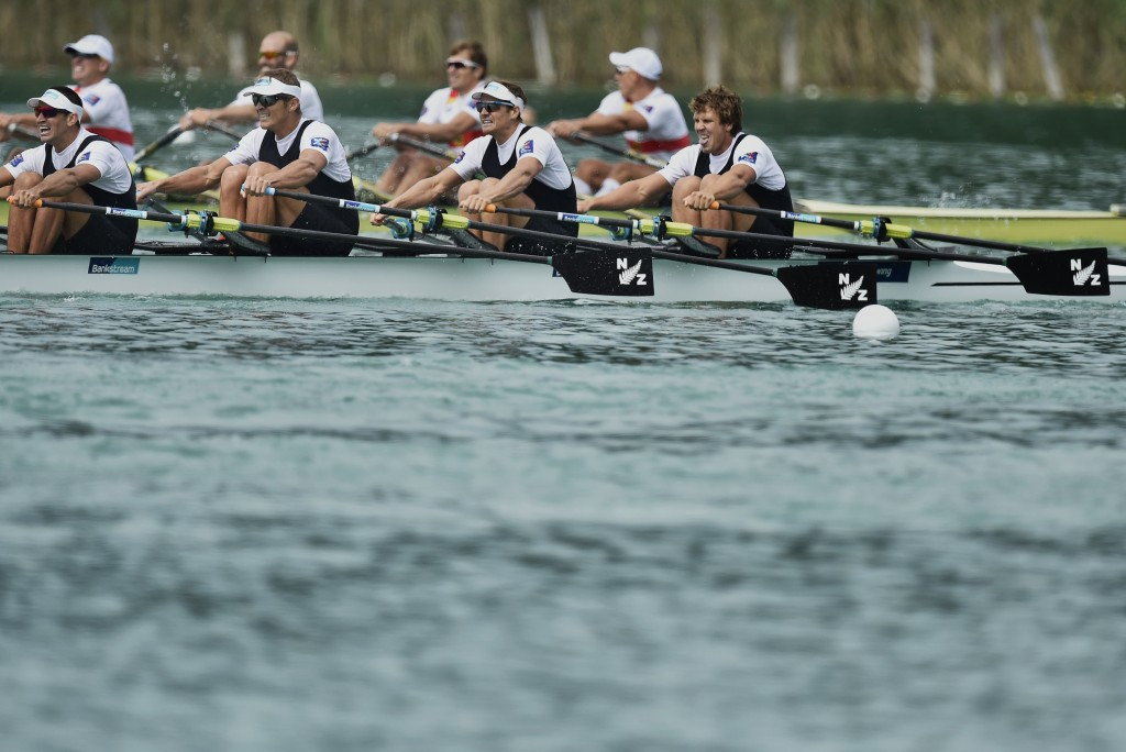 New Zealand will take Russia's spot at Rio 2016 if the CAS upholds the ban placed on their men's quadruple sculls crew ©Getty Images