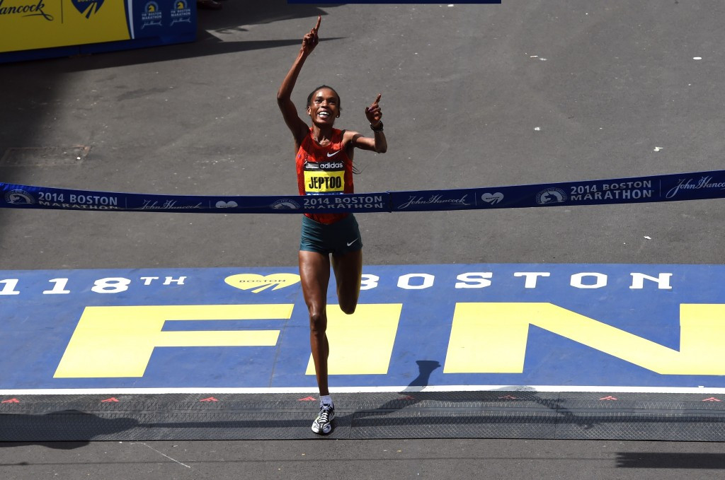 Rosa & Associati have several Kenyan athletes as clients, including Rita Jeptoo ©Getty Images