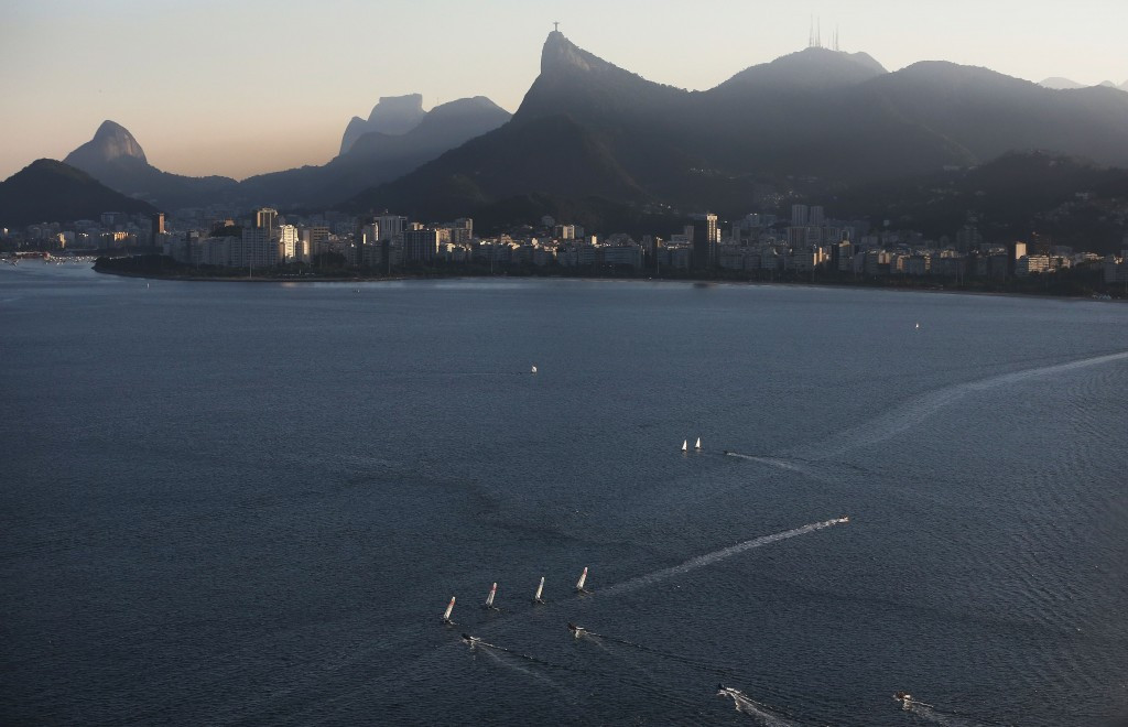 Sailors have complained about the water quality at Guanabara Bay with one month to go until Rio 2016 ©Getty Images