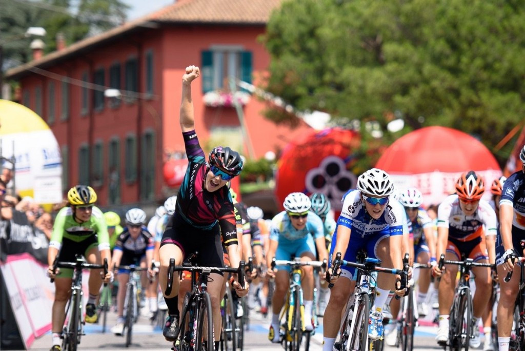 Tiffany Cromwell sprinted to stage four victory on the eve of her birthday ©UCI
