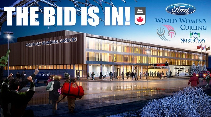 North Bay in Ontario formally submits bid for 2018 World Women's Curling Championships