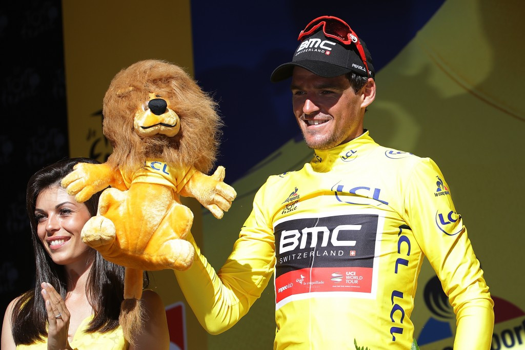 Greg van Avermaet has taken the yellow jersey at the Tour de France ©Getty Images