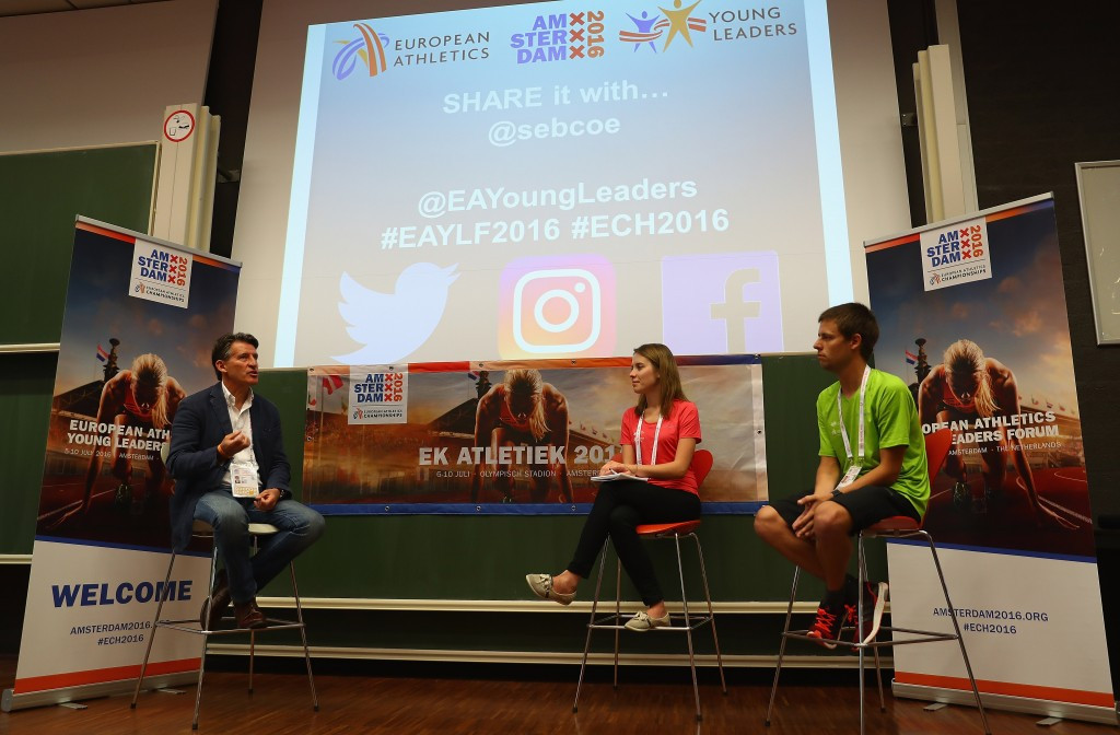 IAAF President Coe hails number of female participants at European Athletics Young Leaders Forum