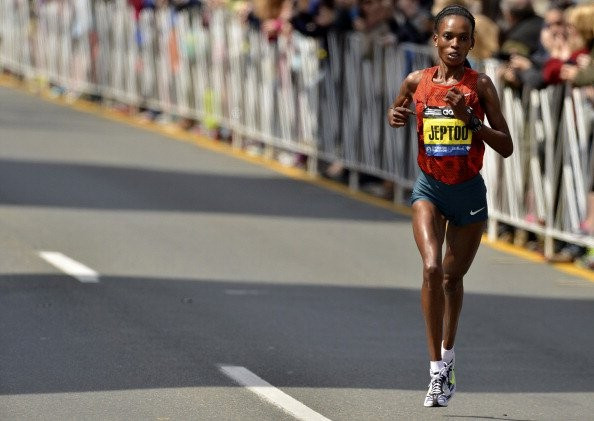 Rita Jeptoo is alleged to have hung-up during today's CAS hearing ©Getty Images
