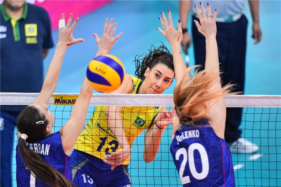 Brazil have reached the FIVB Grand Prix last four ©FIVB