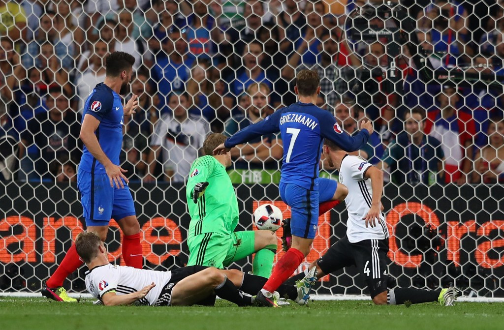 Griezmann fires France into Euro 2016 final in victory over Germany