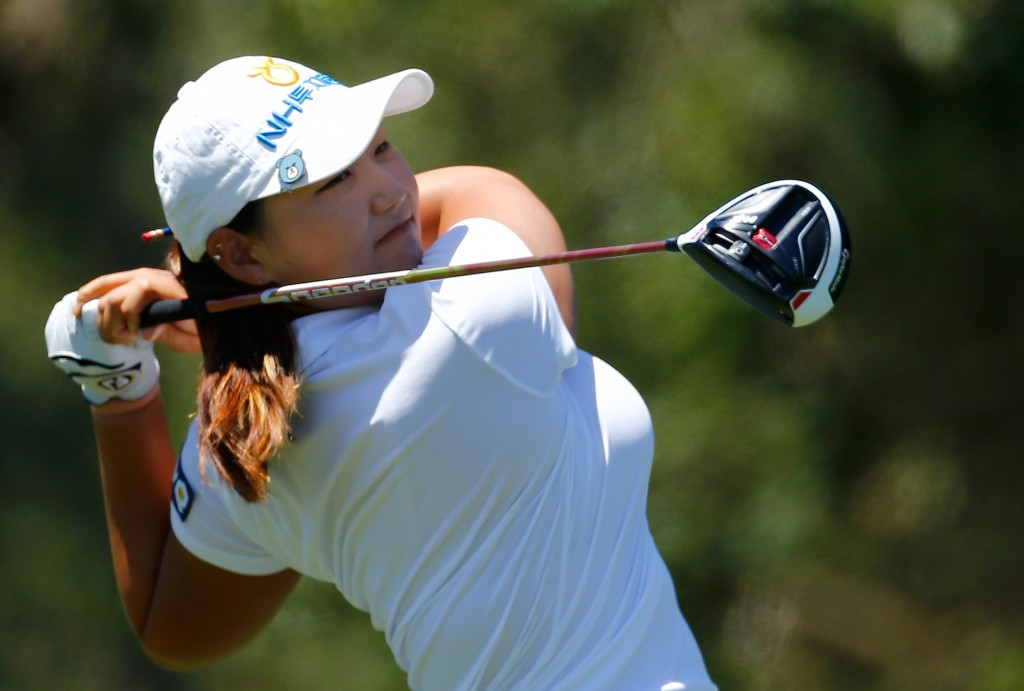Lee shoots record-equalling round to open up three-shot lead at US Women's Open