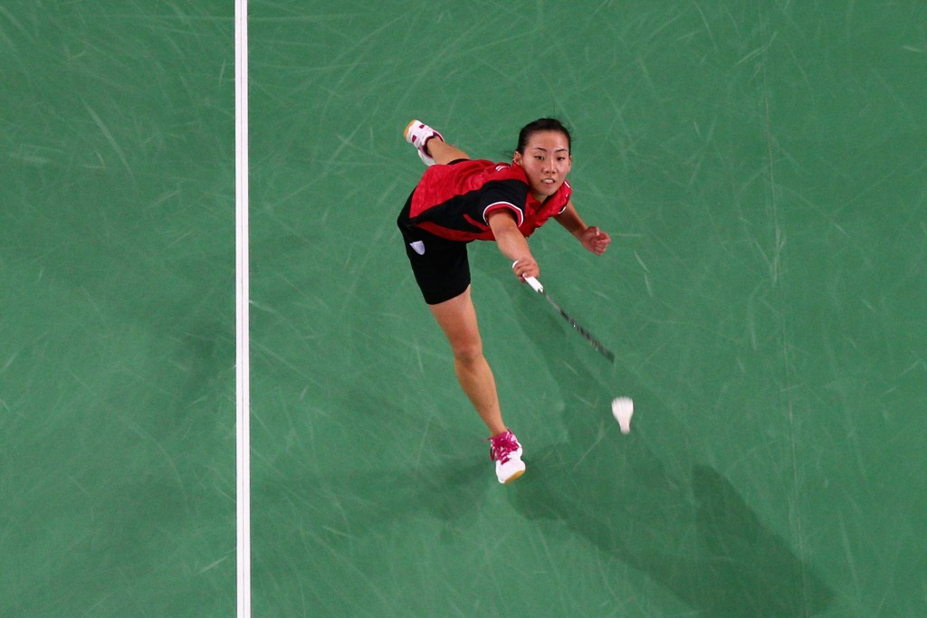 Commonwealth Games champion Michelle Li saw off the challenge of her fellow Canadian Tai Yi ©Getty Images 