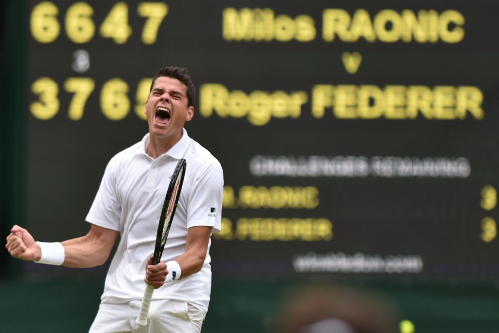 Raonic became the first Canadian to reach a men's Grand Slam singles final ©Getty Images