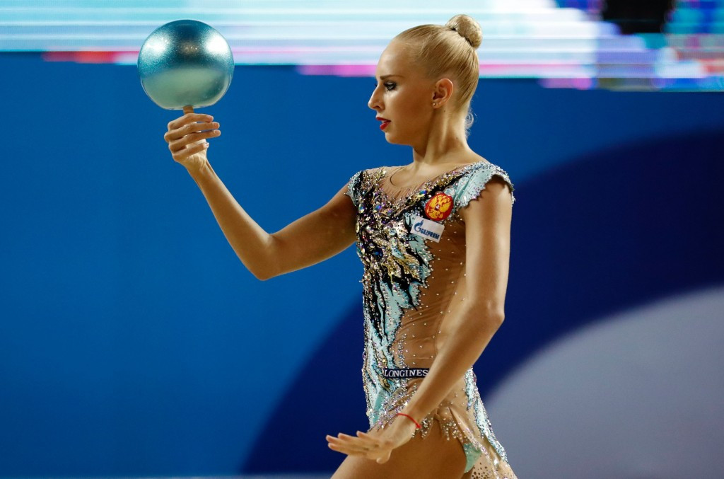 Favourite Yana Kudryavtseva was forced to settle for a rare silver medal ©Getty Images