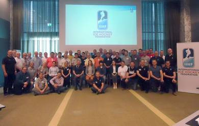 Forty-two countries were represented at the IIHF referees summit ©IIHF