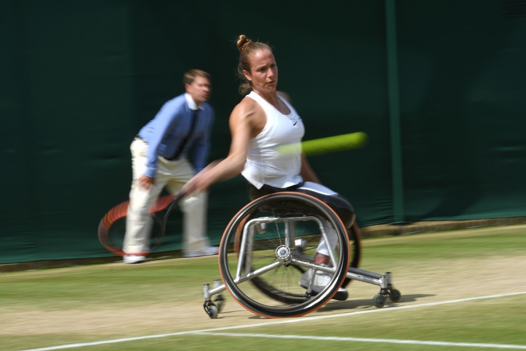 Griffioen makes history by becoming first wheelchair tennis singles champion at Wimbledon