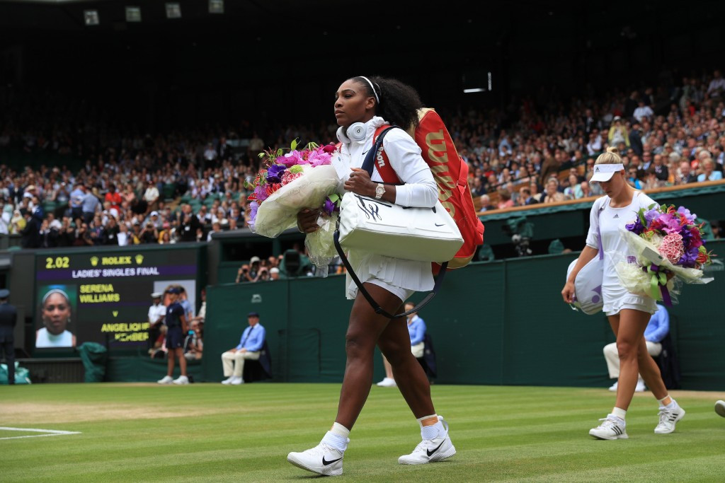 Serena Williams was looking to claim her seventh Wimbledon singles crown ©Getty Images