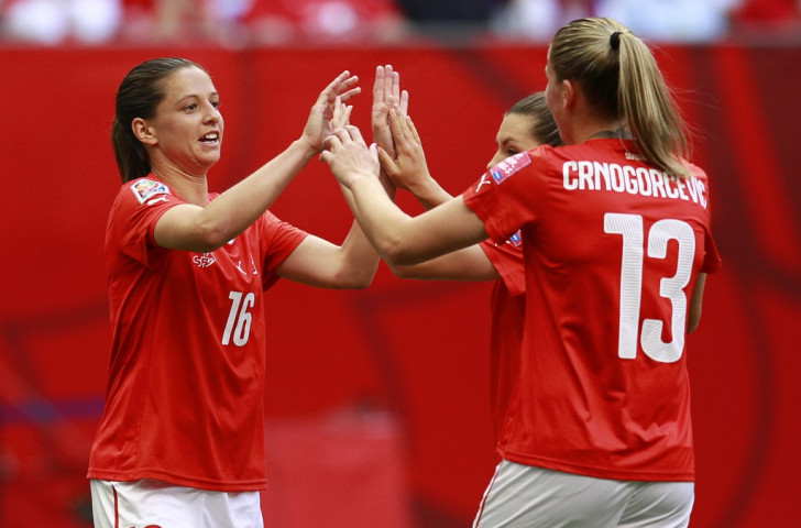 Fabienne Humm bagged a World Cup record hat-trick inside five minutes as Switzerland thrashed Ecuador ©Getty Images