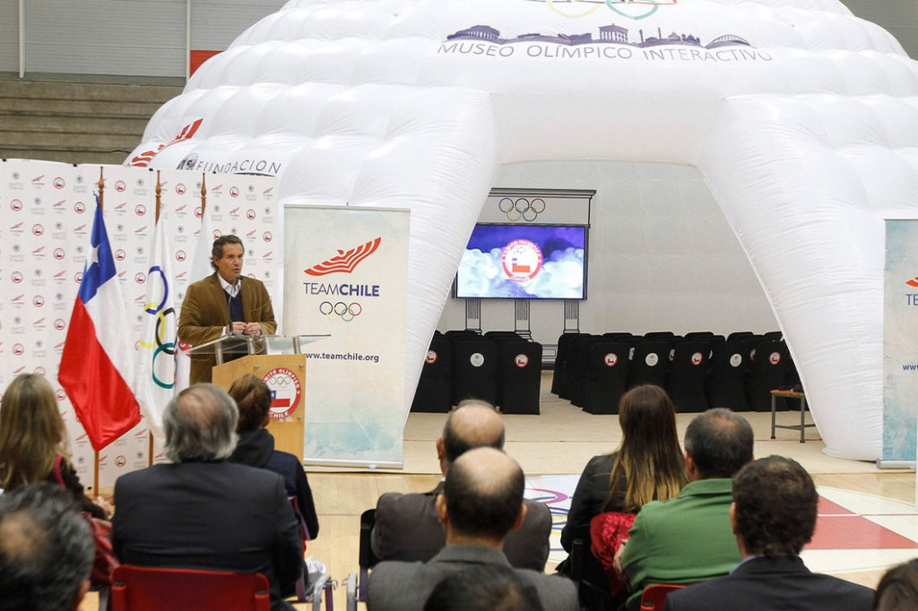 The Chilean Olympic Committee has officially inaugurated its "travelling museum" ©COCH