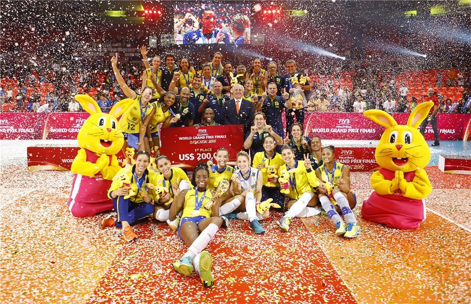Brazil won the FIVB World Grand Prix in Bangkok ©FIVB
