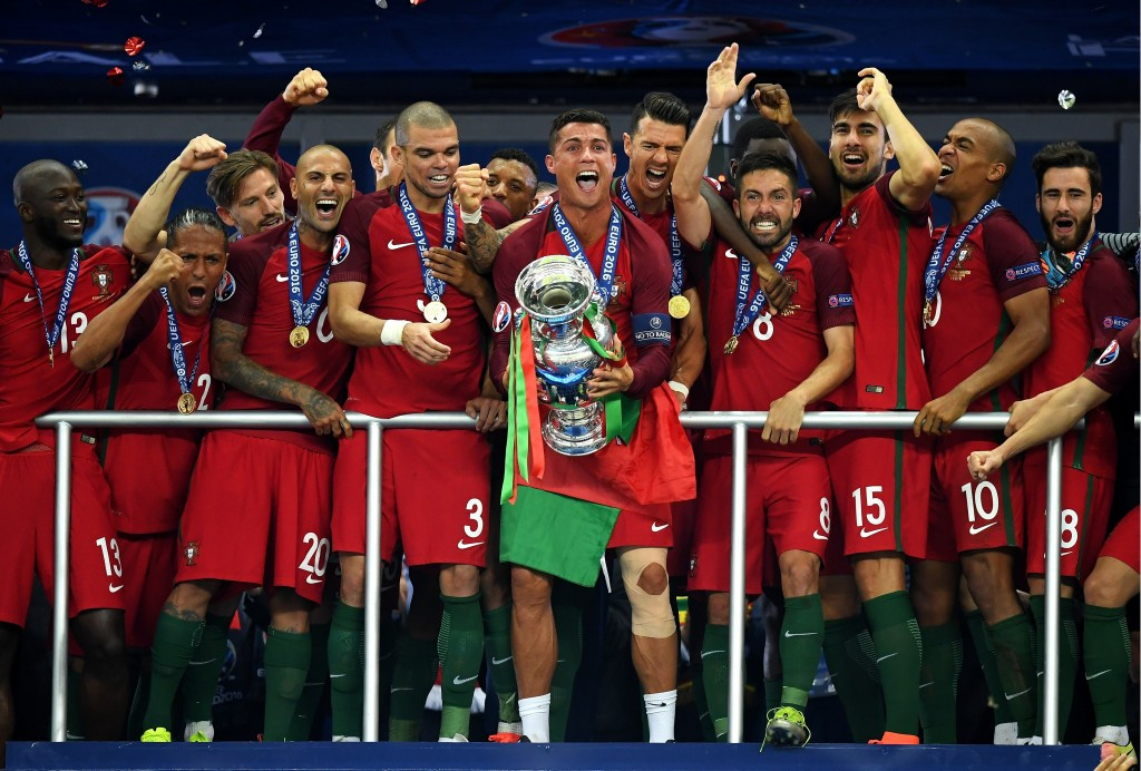 Ronaldo returned to lift Portugal's first major trophy ©Getty Images