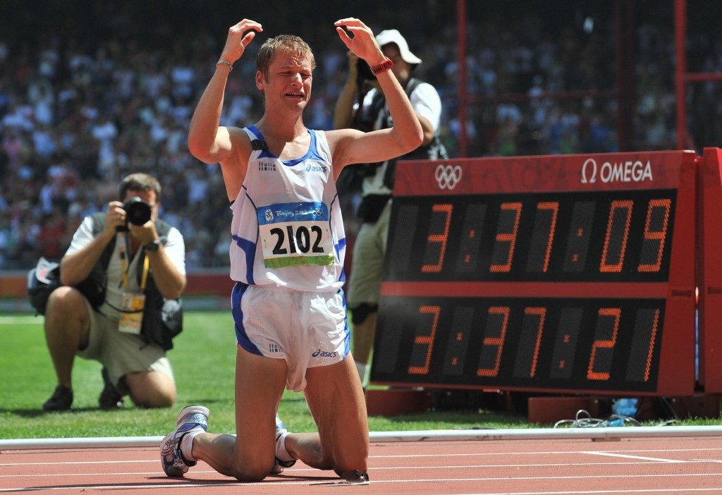 Alex Schwazer won the men's 50km race walk at the Beijing 2008 Olympics ©Getty Images