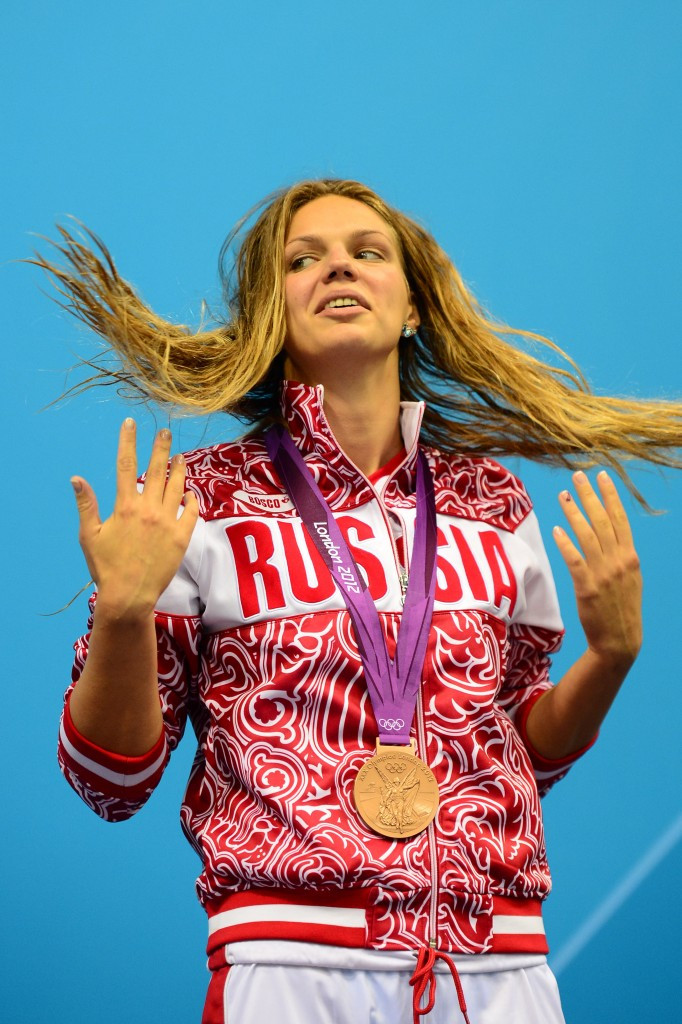 Yulia Efimova won an Olympic bronze medal at London 2012 and can compete at Rio 2016 ©Getty Images