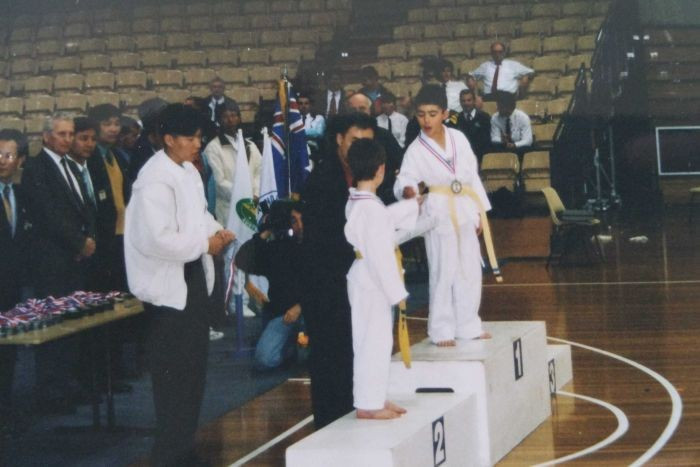 Hayder Shkara took up taekwondo as a youngster and worked hard every day ©Hayder Shkara
