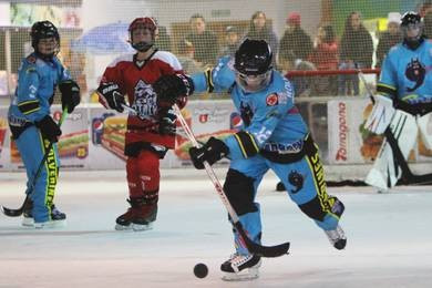 Kotaix was one of the two local teams the Wolverines came up against in Punta Arenas ©IIHF