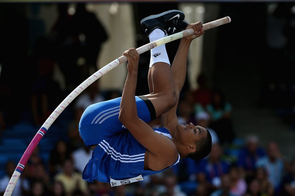 Greek pole vaulter Emmanouil Karalis is among the names to look out for in boys’ competition ©Getty Images