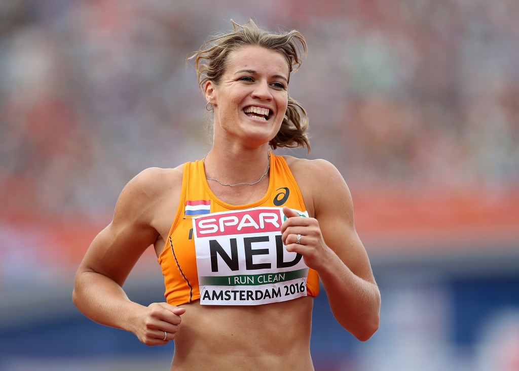 Home favourite Dafne Schippers was the poster girl of Amsterdam 2016 ©Getty Images