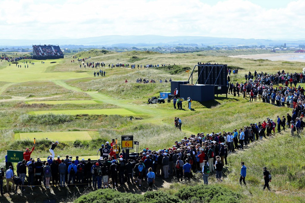 The players were greeted by near-perfect conditions at Royal Troon ©Getty Images