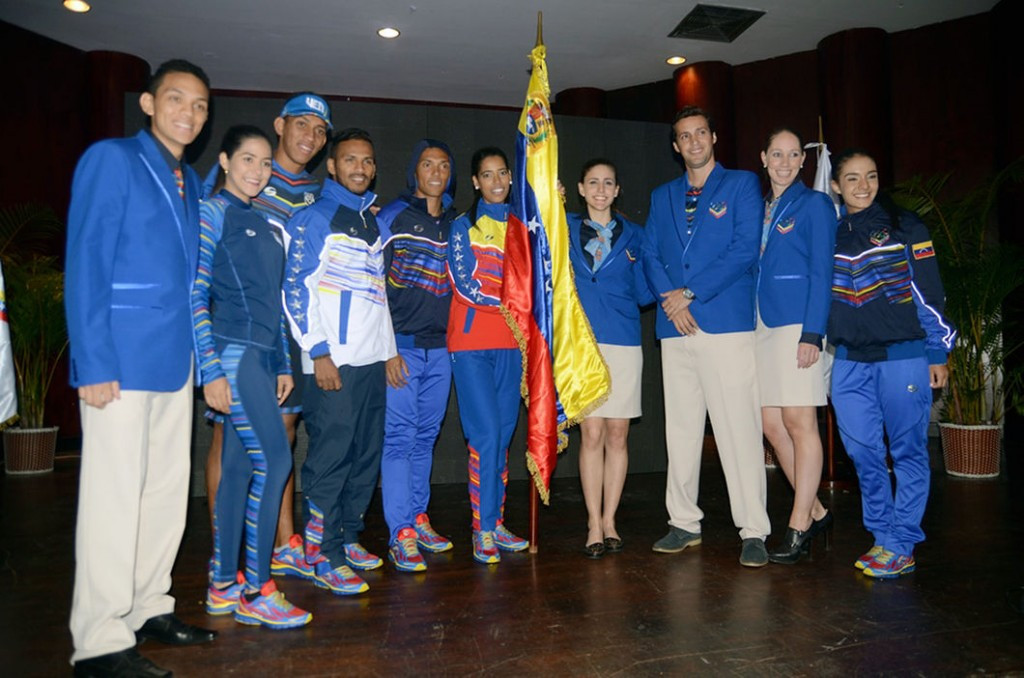 The Venezuelan Olympic Committee has unveiled the uniform the country's team will wear at the Rio 2016 Olympics ©COV 