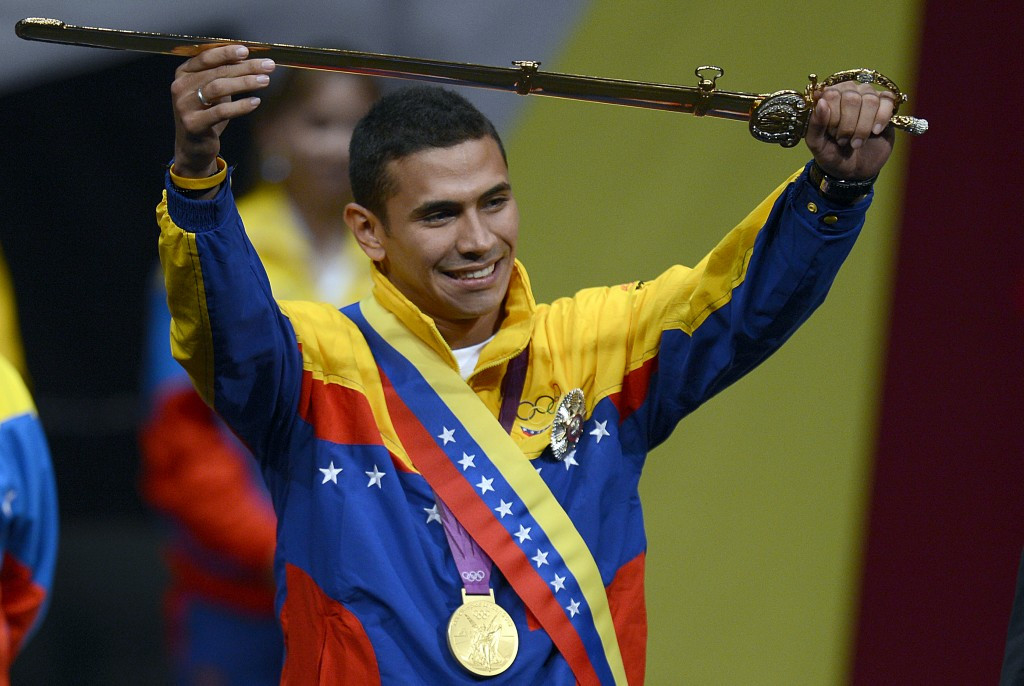  Rubén Limardo won Venezuela's sole gold medal at London 2012 ©Getty Images