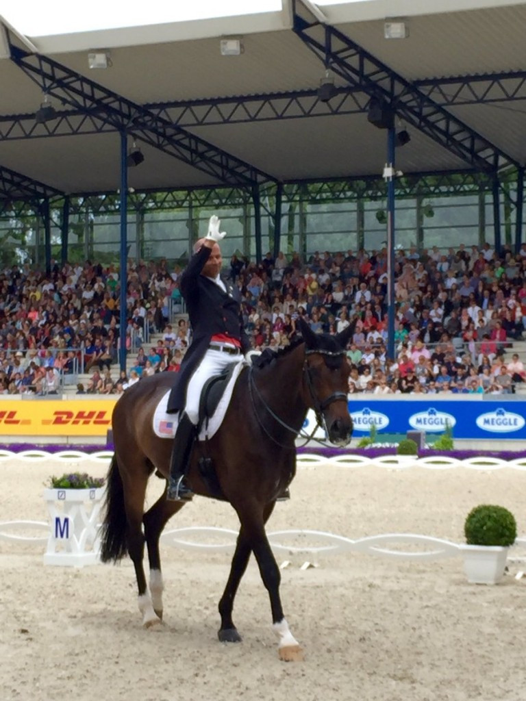 Steffen Peters led the United States charge in Aachen ©USEF
