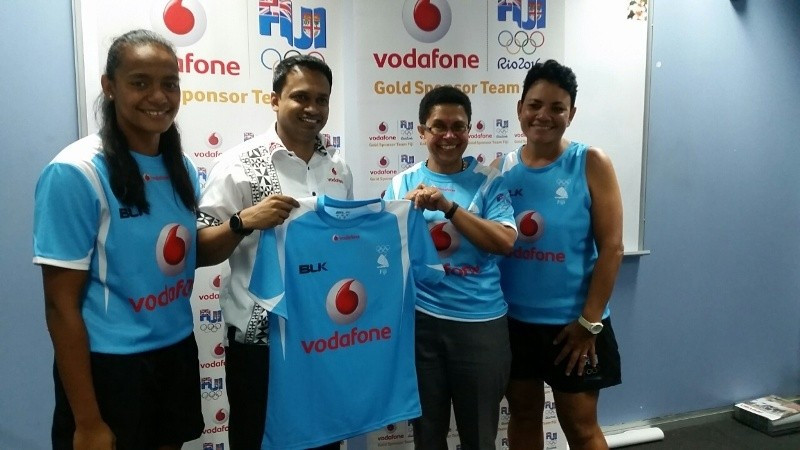 Vodafone has donated $15,000 worth of training gear to Fijian athletes ahead of Rio 2016 ©FASANOC
